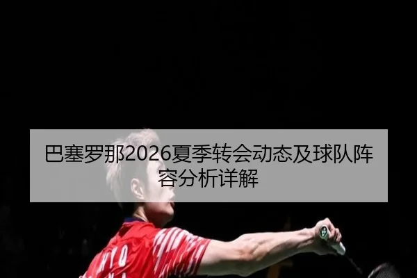 巴塞罗那2026夏季转会动态及球队阵容分析详解